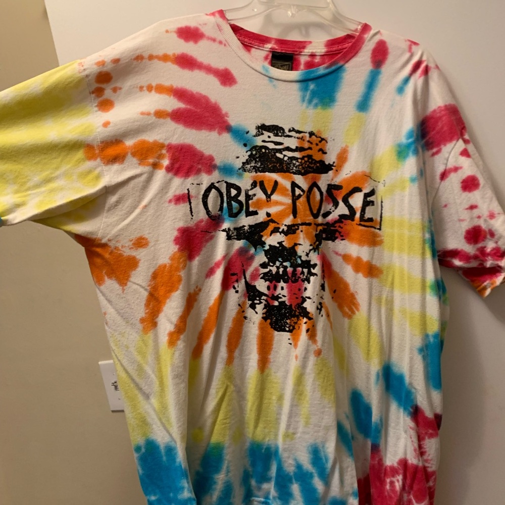 Obey Tie-Dye Shirt Vintage